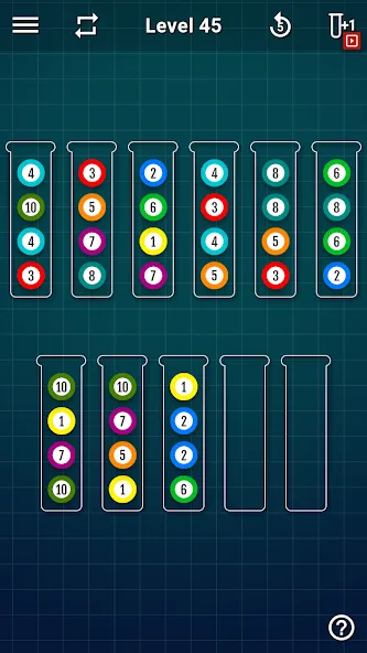 Скачать взломанную Ball Sort Puzzle — Color Games (Балл Сорт Пазл)  [МОД Много денег] — полная версия apk на Андроид screen 4