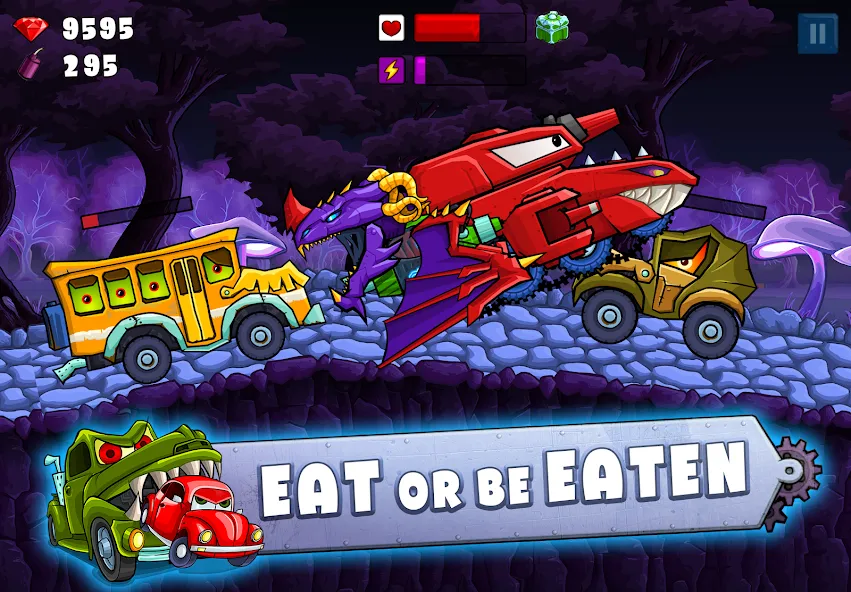 Скачать взломанную Car Eats Car 2 — Racing Game (Кар Еатс Кар 2)  [МОД Unlimited Money] — последняя версия apk на Андроид screen 5