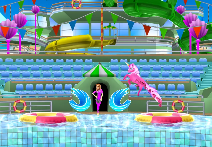 Скачать взлом My Dolphin Show (Май Долфин Шоу)  [МОД Menu] — полная версия apk на Андроид screen 2