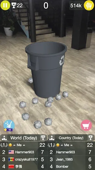 Взломанная Paper Bin AR (Папер Бин)  [МОД Mega Pack] — последняя версия apk на Андроид screen 2