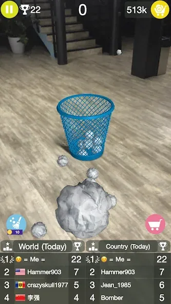 Взломанная Paper Bin AR (Папер Бин)  [МОД Mega Pack] — последняя версия apk на Андроид screen 4