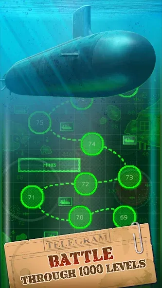 Взлом You Sunk — Submarine Attack  [МОД Все открыто] — полная версия apk на Андроид screen 5