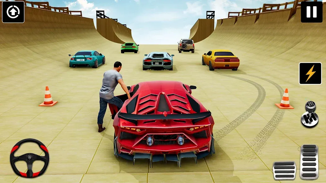 Взлом GT Car Stunt : Ramp Car Stunts (ДжиТи Кар Стант)  [МОД Mega Pack] — полная версия apk на Андроид screen 5