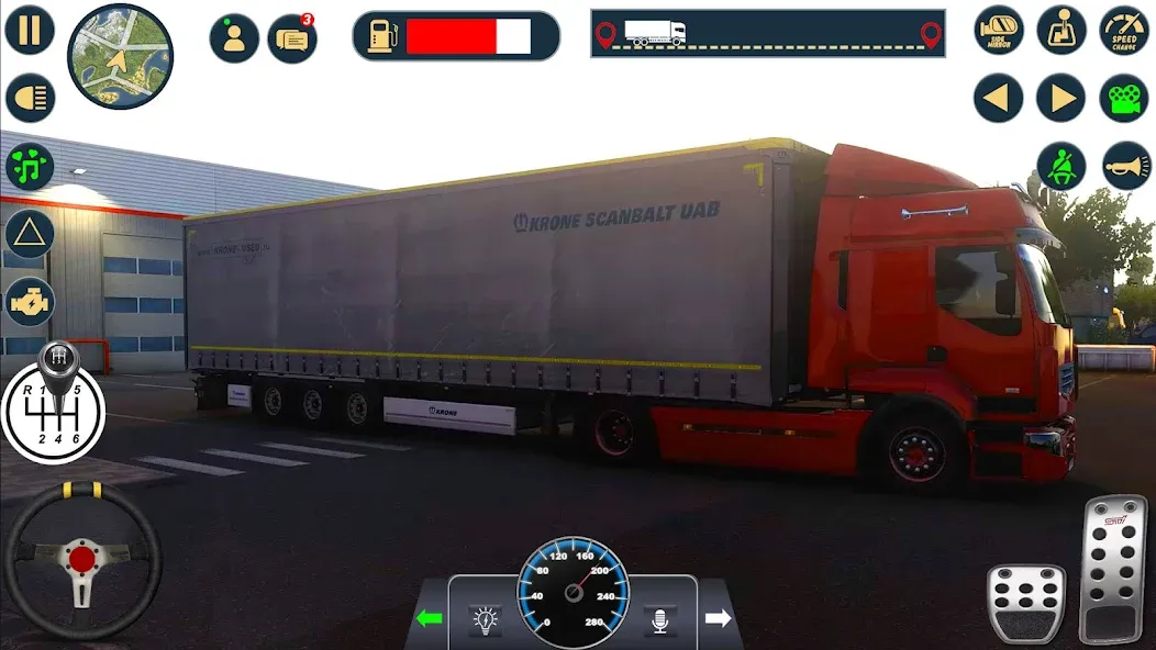 Скачать взлом Euro Cargo Truck Simulator 3D  [МОД Меню] — полная версия apk на Андроид screen 1