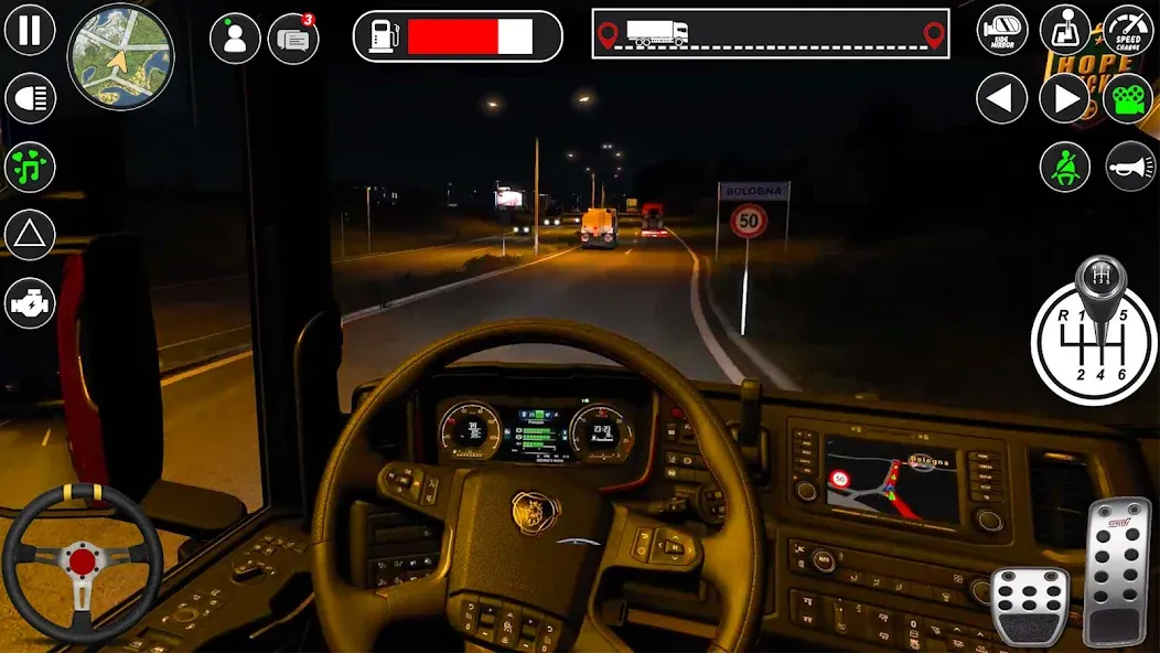 Скачать взлом Euro Cargo Truck Simulator 3D  [МОД Меню] — полная версия apk на Андроид screen 2