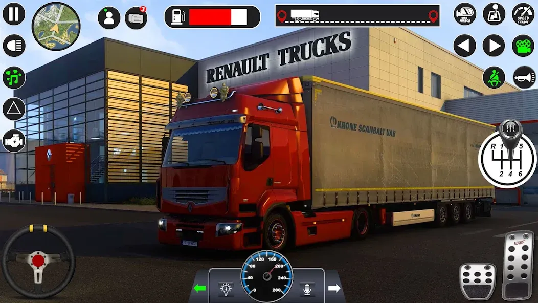 Скачать взлом Euro Cargo Truck Simulator 3D  [МОД Меню] — полная версия apk на Андроид screen 3