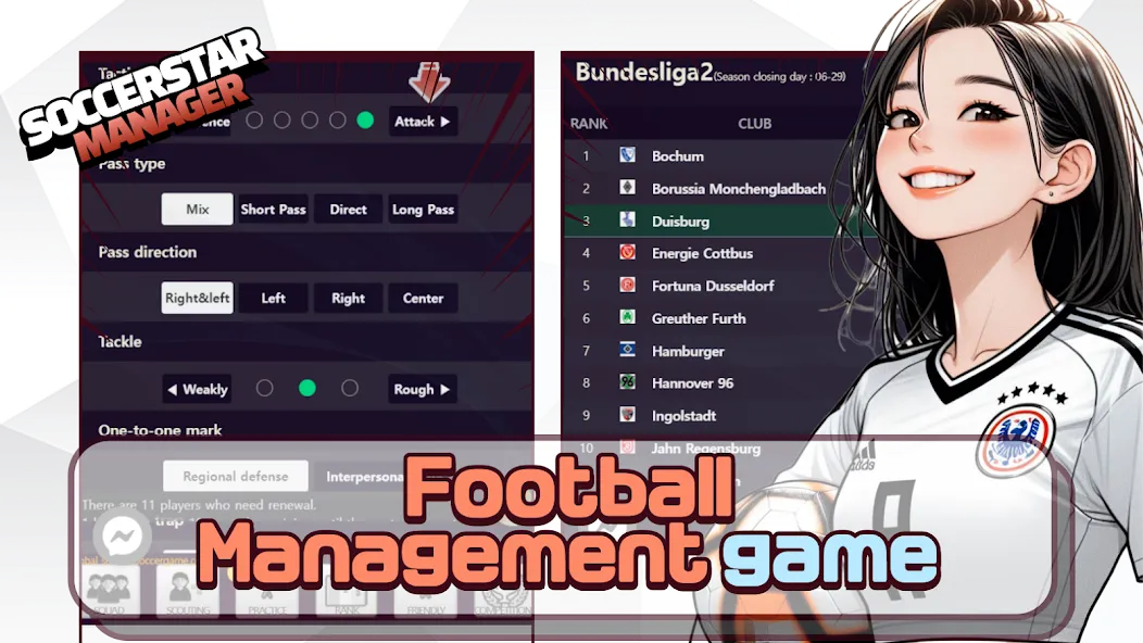 Скачать взлом SSM — Football Manager Game (ССМ)  [МОД Unlimited Money] — стабильная версия apk на Андроид screen 1