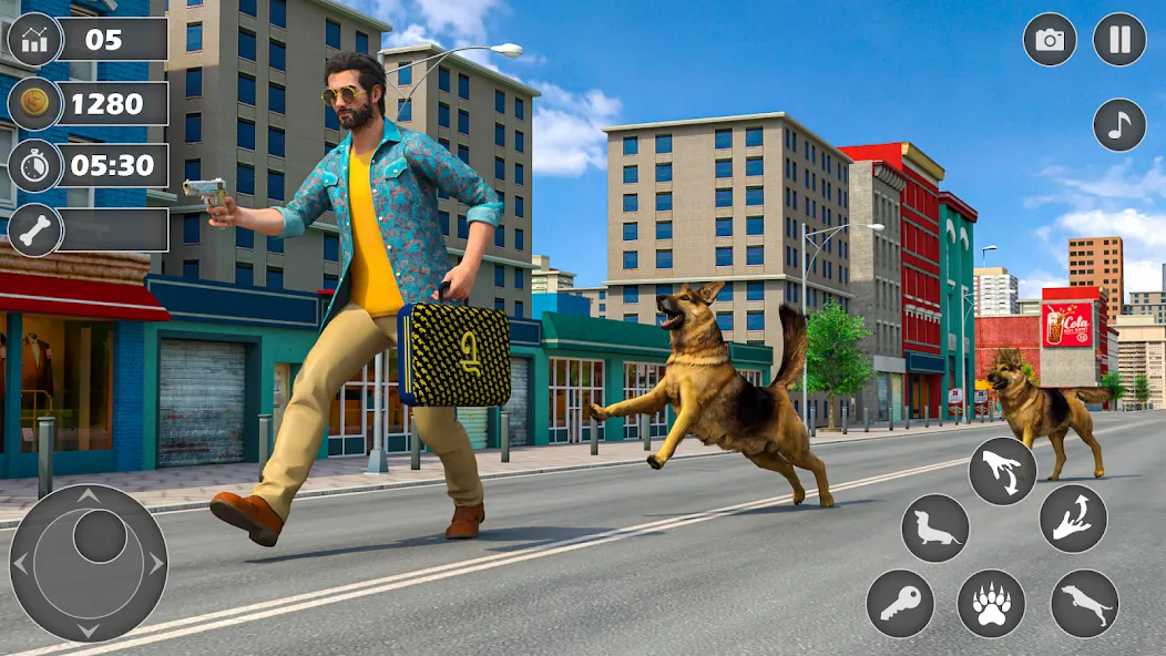 Скачать взлом Dog Simulator Dog Game (Армейский симулятор собаки)  [МОД Unlocked] — стабильная версия apk на Андроид screen 2