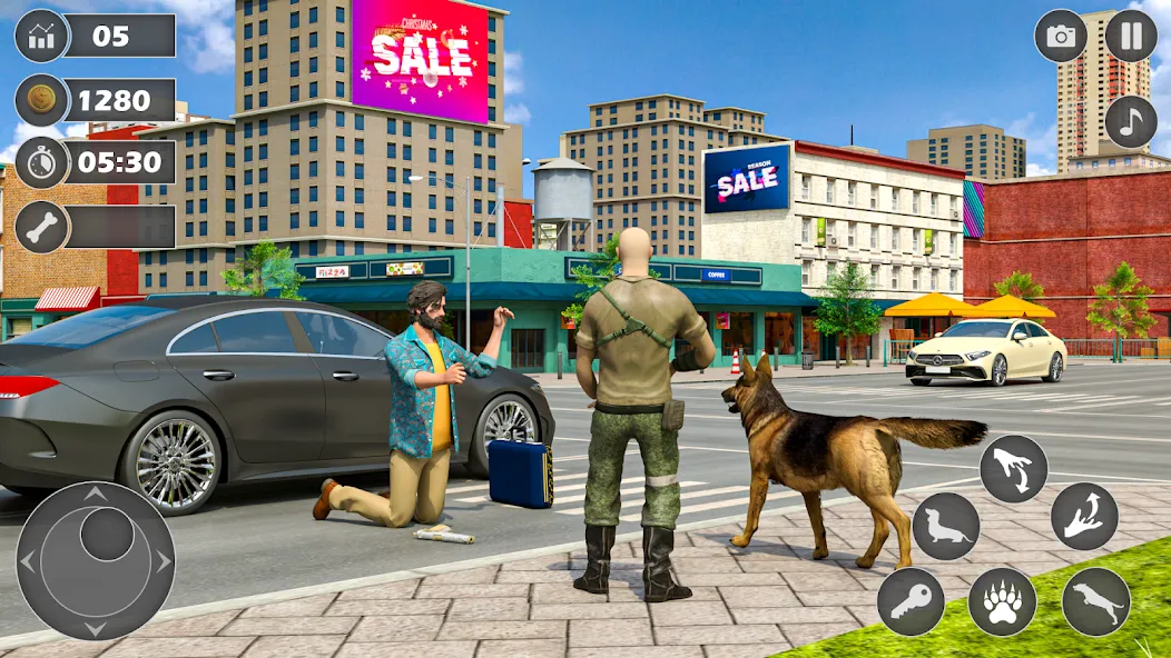 Скачать взлом Dog Simulator Dog Game (Армейский симулятор собаки)  [МОД Unlocked] — стабильная версия apk на Андроид screen 3