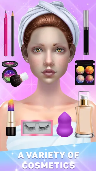 Взлом Makeover salon: Makeup ASMR (Мейковер салон)  [МОД Menu] — стабильная версия apk на Андроид screen 3