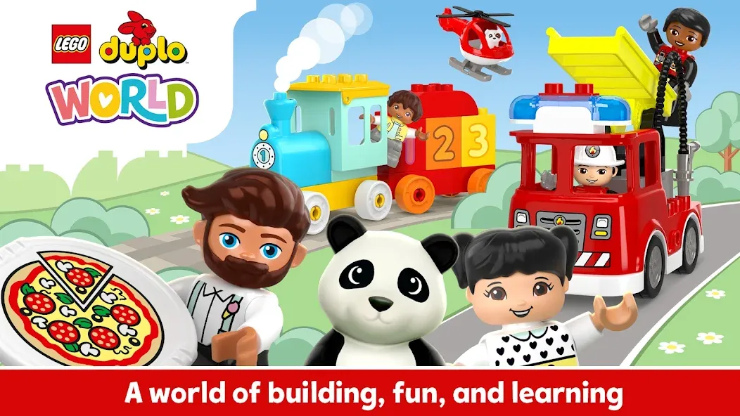 Скачать взломанную LEGO® DUPLO® WORLD (ЛЕГО ДУПЛО МИР)  [МОД Много монет] — полная версия apk на Андроид screen 1