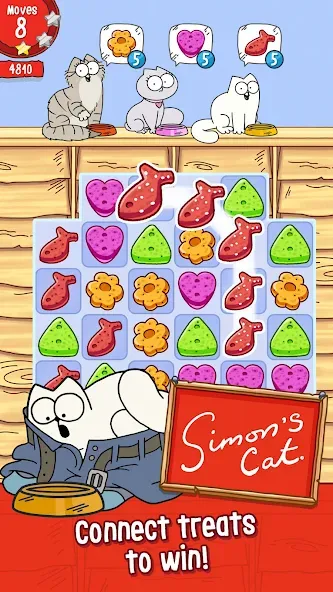 Взлом Simon’s Cat Crunch Time  [МОД Все открыто] — последняя версия apk на Андроид screen 1