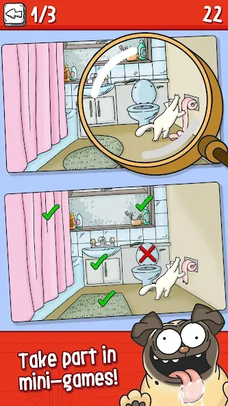 Взлом Simon’s Cat Crunch Time  [МОД Все открыто] — последняя версия apk на Андроид screen 2