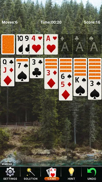 Скачать взломанную Solitaire: Classic Card Game  [МОД Menu] — полная версия apk на Андроид screen 4