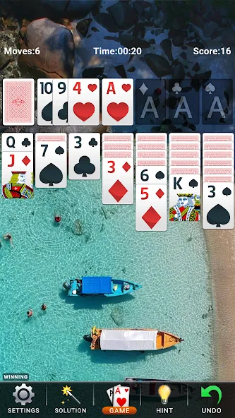 Скачать взломанную Solitaire: Classic Card Game  [МОД Menu] — полная версия apk на Андроид screen 5