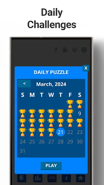 Скачать взлом Sudoku Levels: Daily Puzzles  [МОД Бесконечные деньги] — последняя версия apk на Андроид screen 2