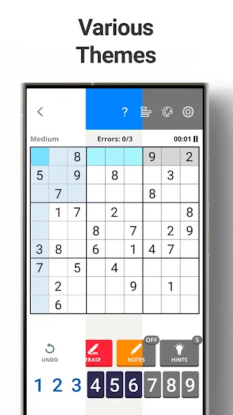 Скачать взлом Sudoku Levels: Daily Puzzles  [МОД Бесконечные деньги] — последняя версия apk на Андроид screen 5