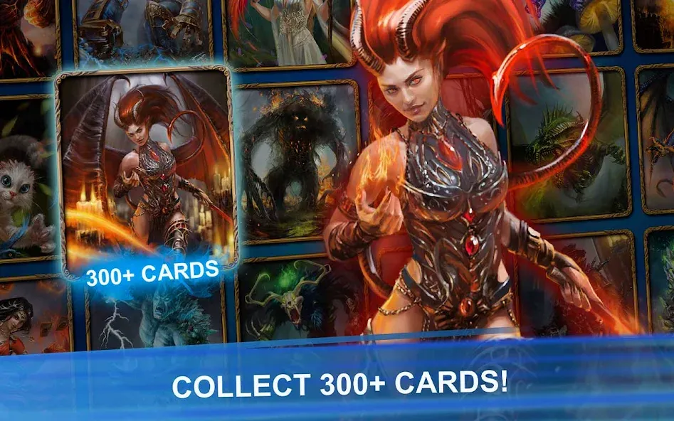 Взлом Blood of Titans: Card Battle  [МОД Unlocked] — полная версия apk на Андроид screen 2