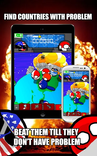 Скачать взломанную Polandball: Not Safe For World (Поландбол)  [МОД Mega Pack] — последняя версия apk на Андроид screen 1