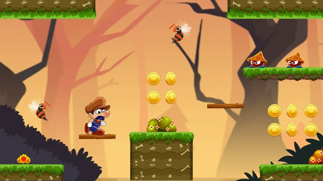 Скачать взлом Super Bino Go:Adventure Jungle (Супер Бино Го)  [МОД Mega Pack] — стабильная версия apk на Андроид screen 3