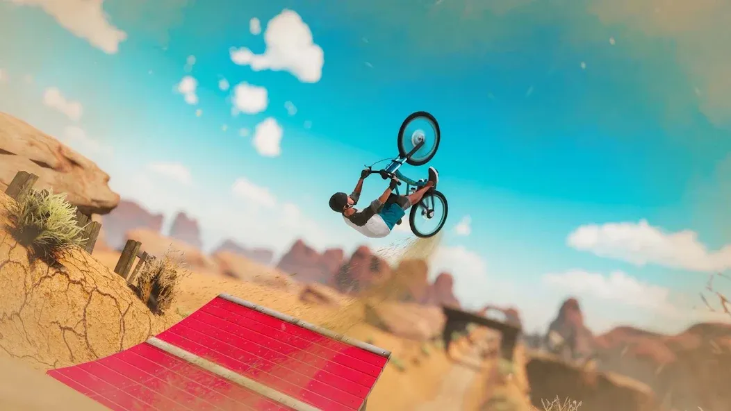 Скачать взломанную Bicycle Stunts: BMX Bike Games  [МОД Все открыто] — стабильная версия apk на Андроид screen 1