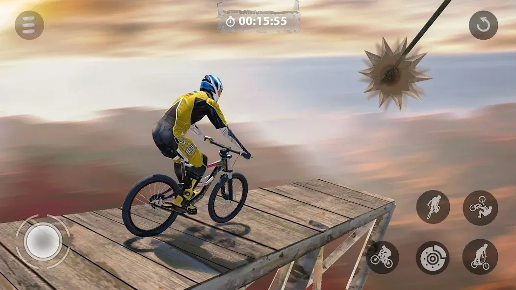 Скачать взломанную Bicycle Stunts: BMX Bike Games  [МОД Все открыто] — стабильная версия apk на Андроид screen 5