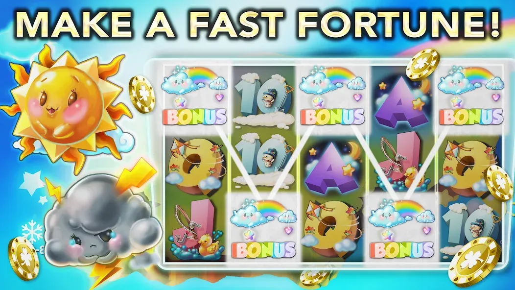 Скачать взломанную Fast Fortune Slots Games Spin  [МОД Menu] — стабильная версия apk на Андроид screen 5