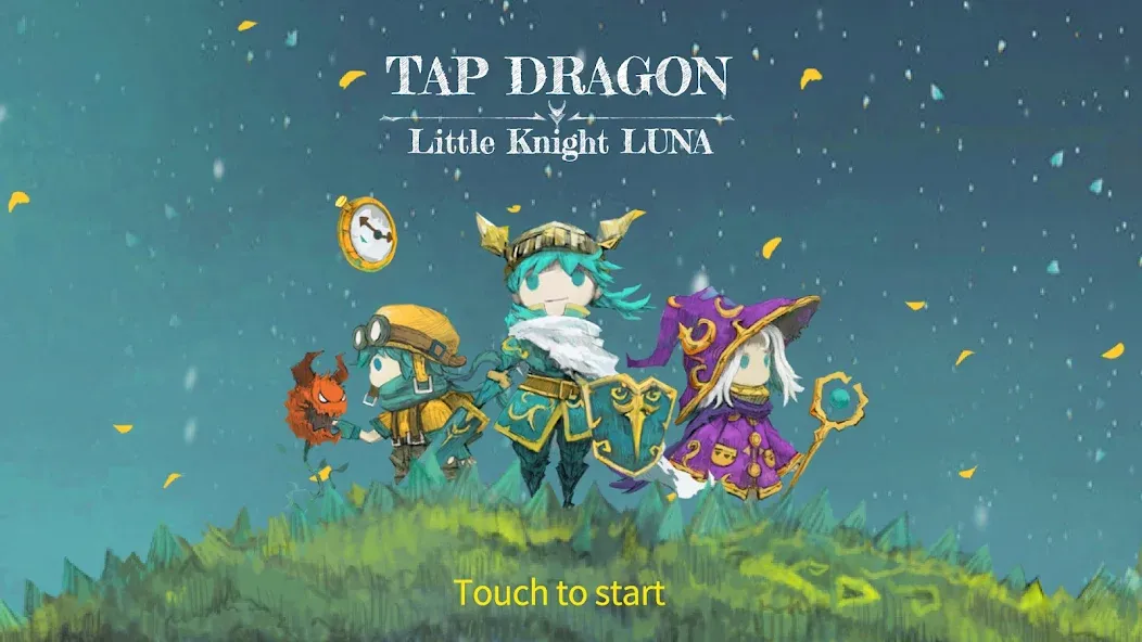 Взлом Tap Dragon: Little Knight Luna (Тап Драгон)  [МОД Бесконечные монеты] — стабильная версия apk на Андроид screen 1