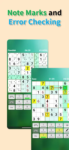 Скачать взломанную Sudoku offline (Судоку оффлайн)  [МОД Mega Pack] — последняя версия apk на Андроид screen 4