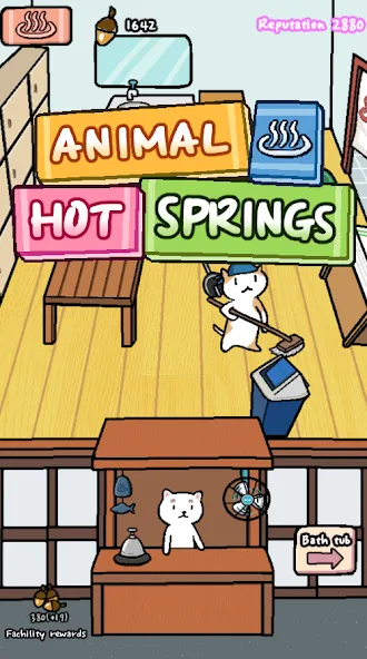 Взломанная Animal Hot Springs  [МОД Unlocked] — последняя версия apk на Андроид screen 1