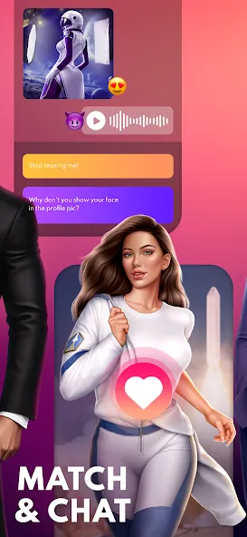 Взлом Love Sparks: Dating Sim (Лав Спаркс)  [МОД Все открыто] — последняя версия apk на Андроид screen 2