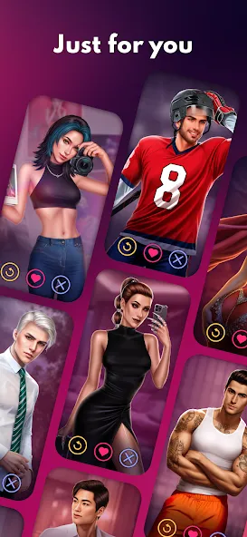 Взлом Love Sparks: Dating Sim (Лав Спаркс)  [МОД Все открыто] — последняя версия apk на Андроид screen 5