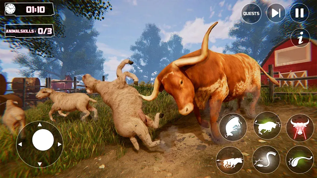 Взлом Scary Cow Simulator Rampage (Скари)  [МОД Unlocked] — стабильная версия apk на Андроид screen 1