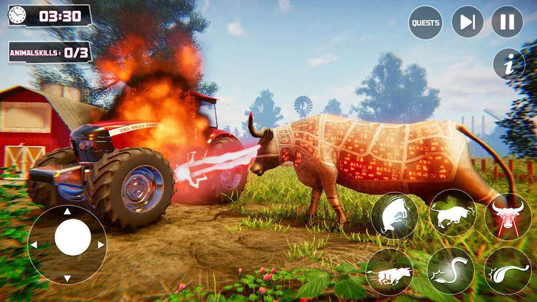 Взлом Scary Cow Simulator Rampage (Скари)  [МОД Unlocked] — стабильная версия apk на Андроид screen 3