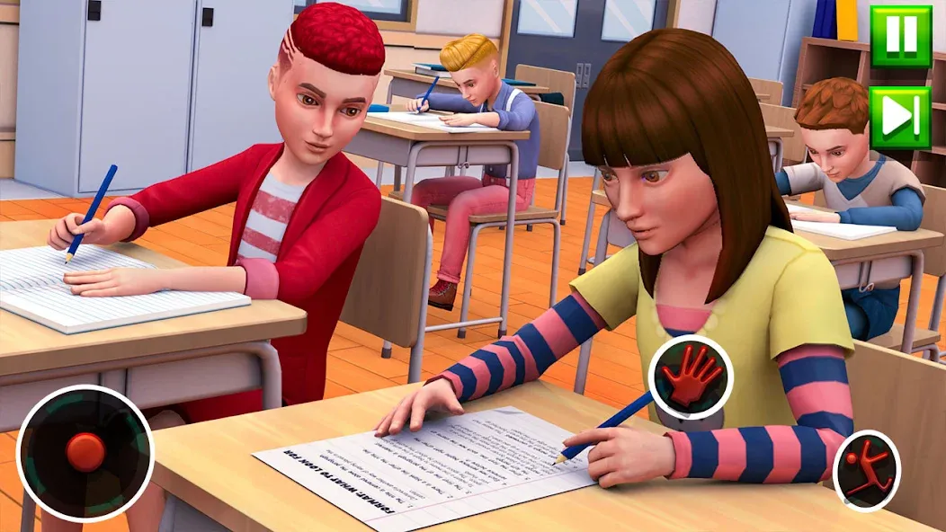 Взломанная High School Teacher Sim Games  [МОД Много денег] — стабильная версия apk на Андроид screen 2