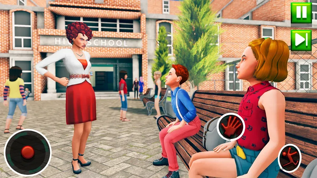 Взломанная High School Teacher Sim Games  [МОД Много денег] — стабильная версия apk на Андроид screen 4