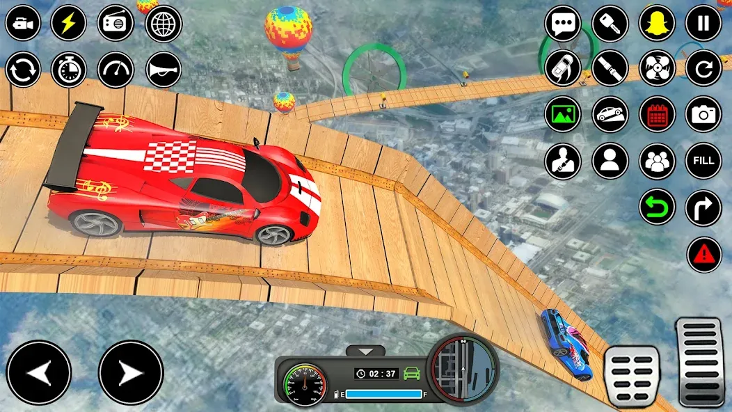 Скачать взломанную Crazy Ramp Car Stunt Master 3D (Крэйзи Рэмп Кар Стант Мастер 3Д)  [МОД Много монет] — последняя версия apk на Андроид screen 5