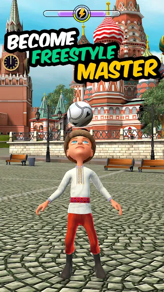 Скачать взломанную Kickerinho World (Кикериньо Ворлд)  [МОД Unlimited Money] — последняя версия apk на Андроид screen 1