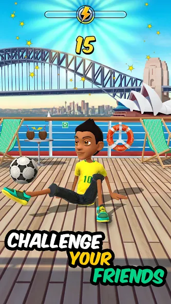 Скачать взломанную Kickerinho World (Кикериньо Ворлд)  [МОД Unlimited Money] — последняя версия apk на Андроид screen 2