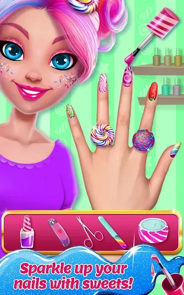 Взлом Candy Makeup Beauty Game  [МОД Бесконечные деньги] — последняя версия apk на Андроид screen 3