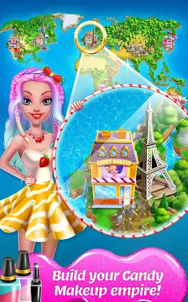 Взлом Candy Makeup Beauty Game  [МОД Бесконечные деньги] — последняя версия apk на Андроид screen 5