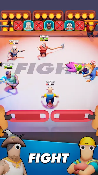 Взлом Gang Battle Party: Animals 3D  [МОД Много монет] — последняя версия apk на Андроид screen 4