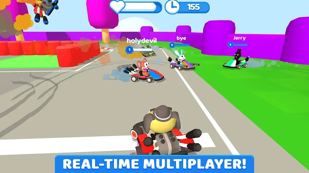 Скачать взломанную SmashKarts.io  [МОД Unlimited Money] — последняя версия apk на Андроид screen 1