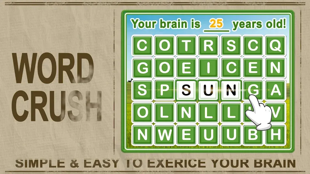 Скачать взломанную Word Crush — Fun Puzzle Game (Уорд Краш)  [МОД Бесконечные монеты] — стабильная версия apk на Андроид screen 1