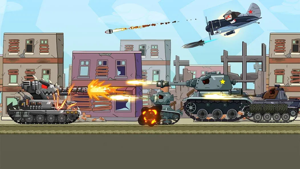 Взлом Tank Arena Steel Battle (Танковая Арена Стальное Сражение)  [МОД Все открыто] — последняя версия apk на Андроид screen 3