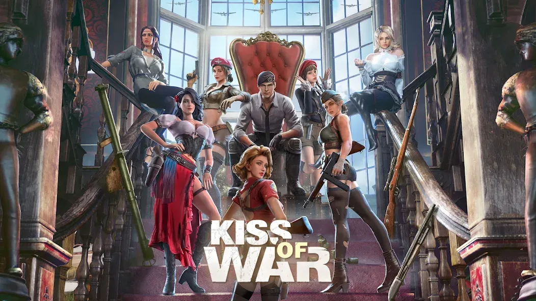 Взлом Kiss of War (Кисс оф Вор)  [МОД Бесконечные монеты] — полная версия apk на Андроид screen 1