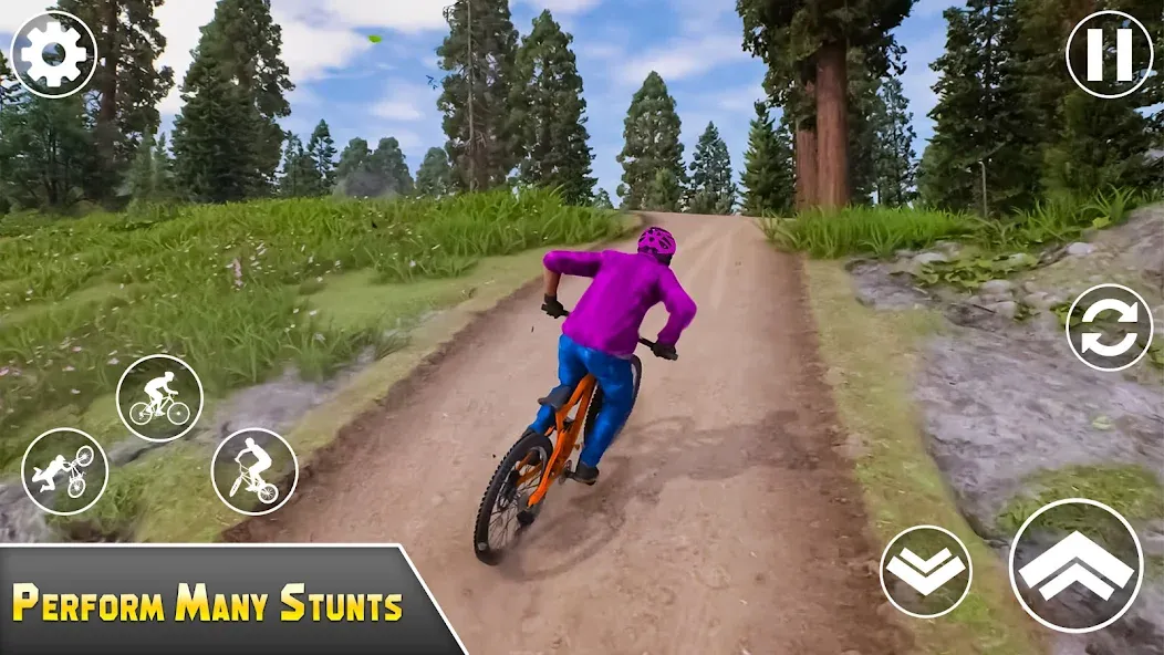 Скачать взломанную BMX Bicycle Games Offroad Bike  [МОД Menu] — полная версия apk на Андроид screen 4