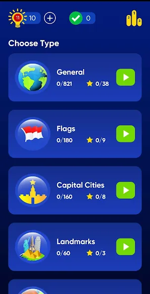 Скачать взлом Geo Quiz: World Geo Trivia (Джио Квиз)  [МОД Все открыто] — полная версия apk на Андроид screen 2