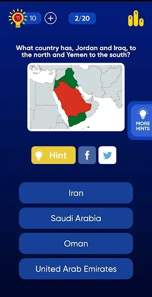 Скачать взлом Geo Quiz: World Geo Trivia (Джио Квиз)  [МОД Все открыто] — полная версия apk на Андроид screen 4