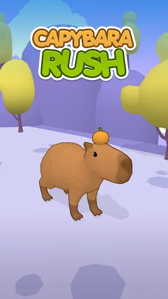 Скачать взломанную Capybara Rush (Капибара Раш)  [МОД Mega Pack] — последняя версия apk на Андроид screen 1